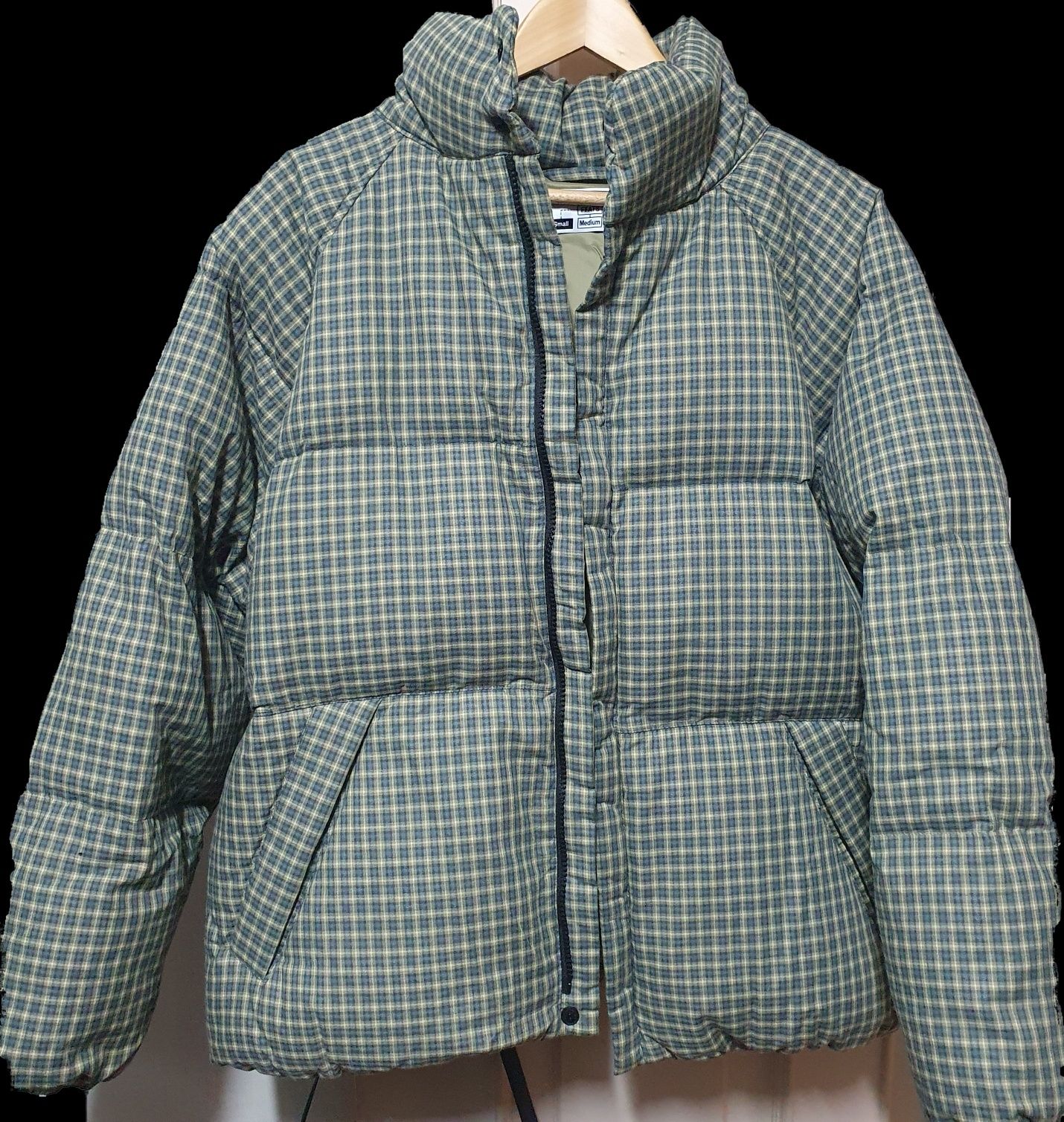 ダウンジャケット・コート [NICEGHOSTCLUB]FFATS CHECK DOWN PUFFER_BROWN(NG2EWUB901A) ffats check down puffer[brown] - niceghostclub