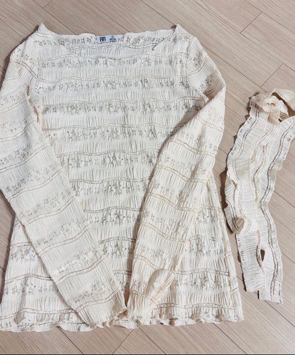 Tシャツ・カットソー ROCKCAKE Pattern Punching Long sleeve Ivory MUSINSA | ROCKCAKE Pattern Punching Long sleeve - Ivory