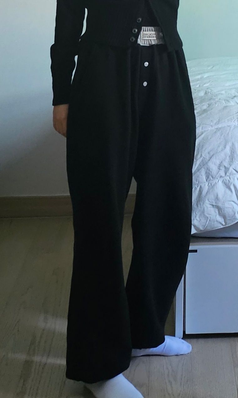パンツ ROCKCAKE Waist Layerd 2way Jogger Black RC24PT04220 MUSINSA | ROCKCAKE Waist Layerd 2way Jogger - Black