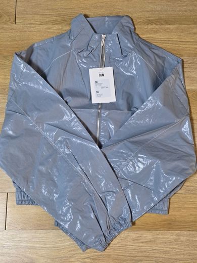 MUSINSA | MATIN KIM MATIN COATING CROP BLOUSON IN SKY