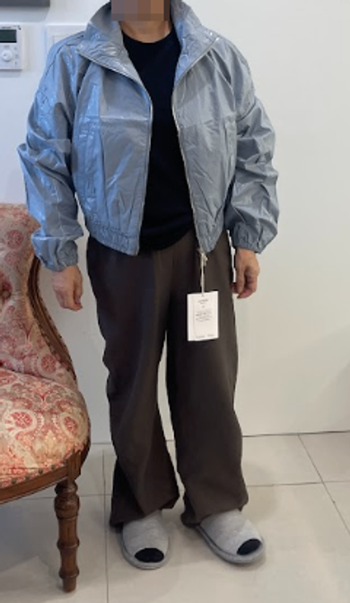 MUSINSA | MATIN KIM MATIN COATING CROP BLOUSON IN SKY