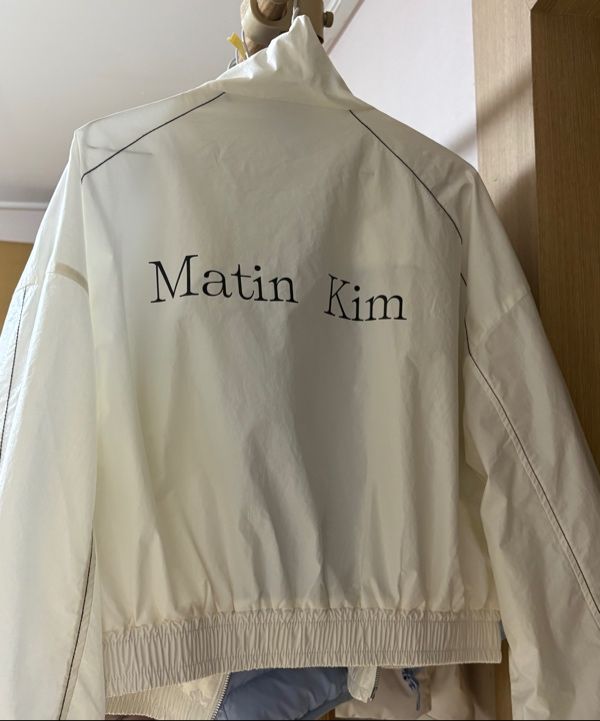 MUSINSA | MATIN KIM MATIN COATING CROP BLOUSON IN IVORY