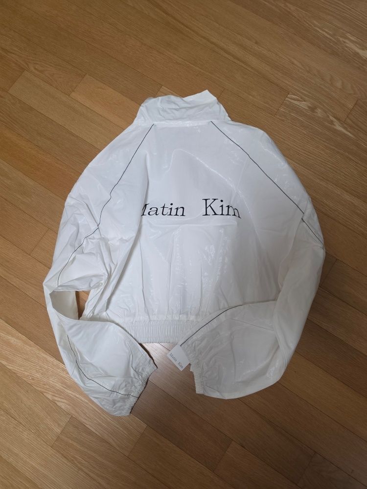 MUSINSA公式 | MATIN KIM MATIN COATING CROP BLOUSON IN IVORY