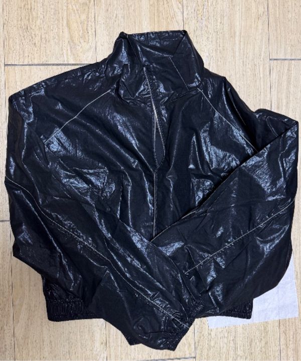 ジャケット・アウター MATIN COATING CROP BLOUSON BLACK MUSINSA | MATIN KIM MATIN COATING CROP BLOUSON IN BLACK