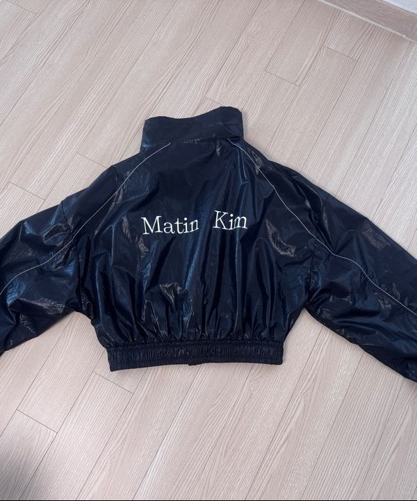 ジャケット・アウター MATIN COATING CROP BLOUSON BLACK MUSINSA公式 | MATIN KIM MATIN COATING CROP BLOUSON IN BLACK