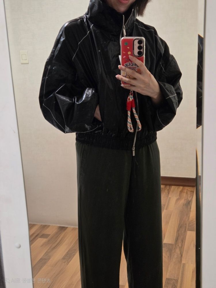 ジャケット・アウター MATIN COATING CROP BLOUSON BLACK MUSINSA | MATIN KIM MATIN COATING CROP BLOUSON IN BLACK