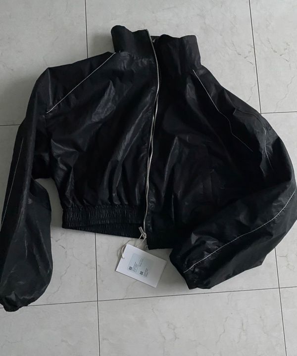 MUSINSA | MATIN KIM MATIN COATING CROP BLOUSON IN SKY