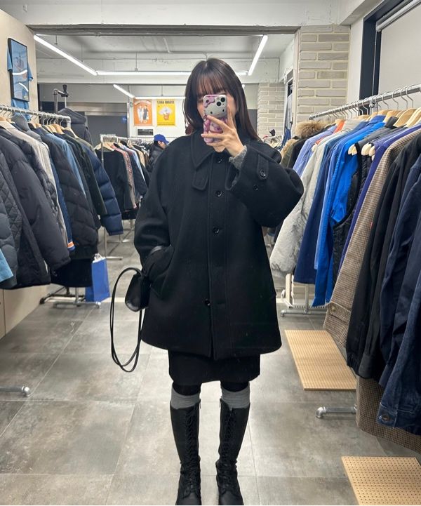 最終価格 INSILENCE COAT BLACK S コート Sサイズ INSILENCE(イン