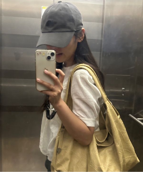 MUSINSA | SAND MUSEUM CACTUS HOBO BAG [Butter Yellow]