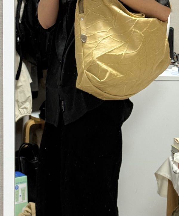 MUSINSA | SAND MUSEUM CACTUS HOBO BAG [Butter Yellow]
