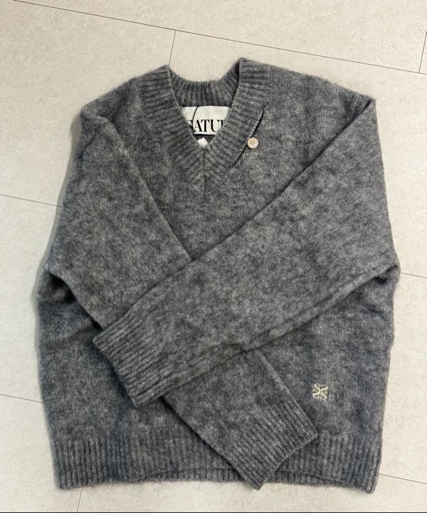 MUSINSA公式 | SATUR エッセンツートーンモヘアブレンドニット