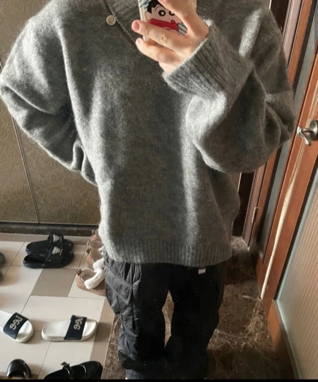 MUSINSA公式 | SATUR エッセンツートーンモヘアブレンドニット