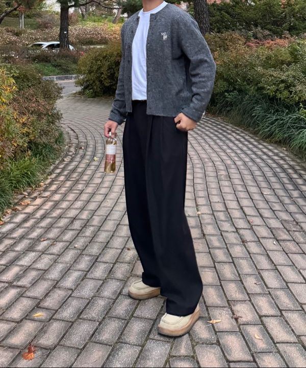 MUSINSA公式 | SATUR ローレンウールブレンドクルーネックニット