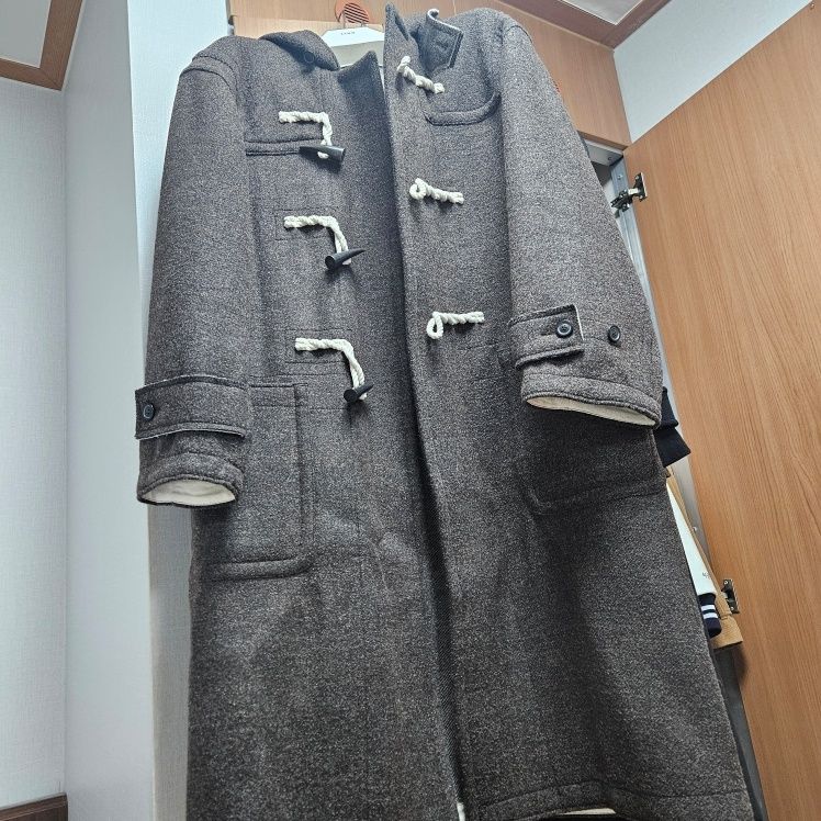 ジャケット・アウター COOR Oversized Alpaca Blend Duffle Coat MUSINSA | COOR Oversized Alpaca Blend Duffle Coat (Dark Brown Melange)