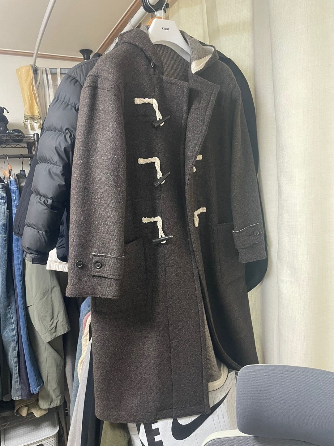 MUSINSA公式 | COOR オーバーサイズアルパカブレンドダッフルコート