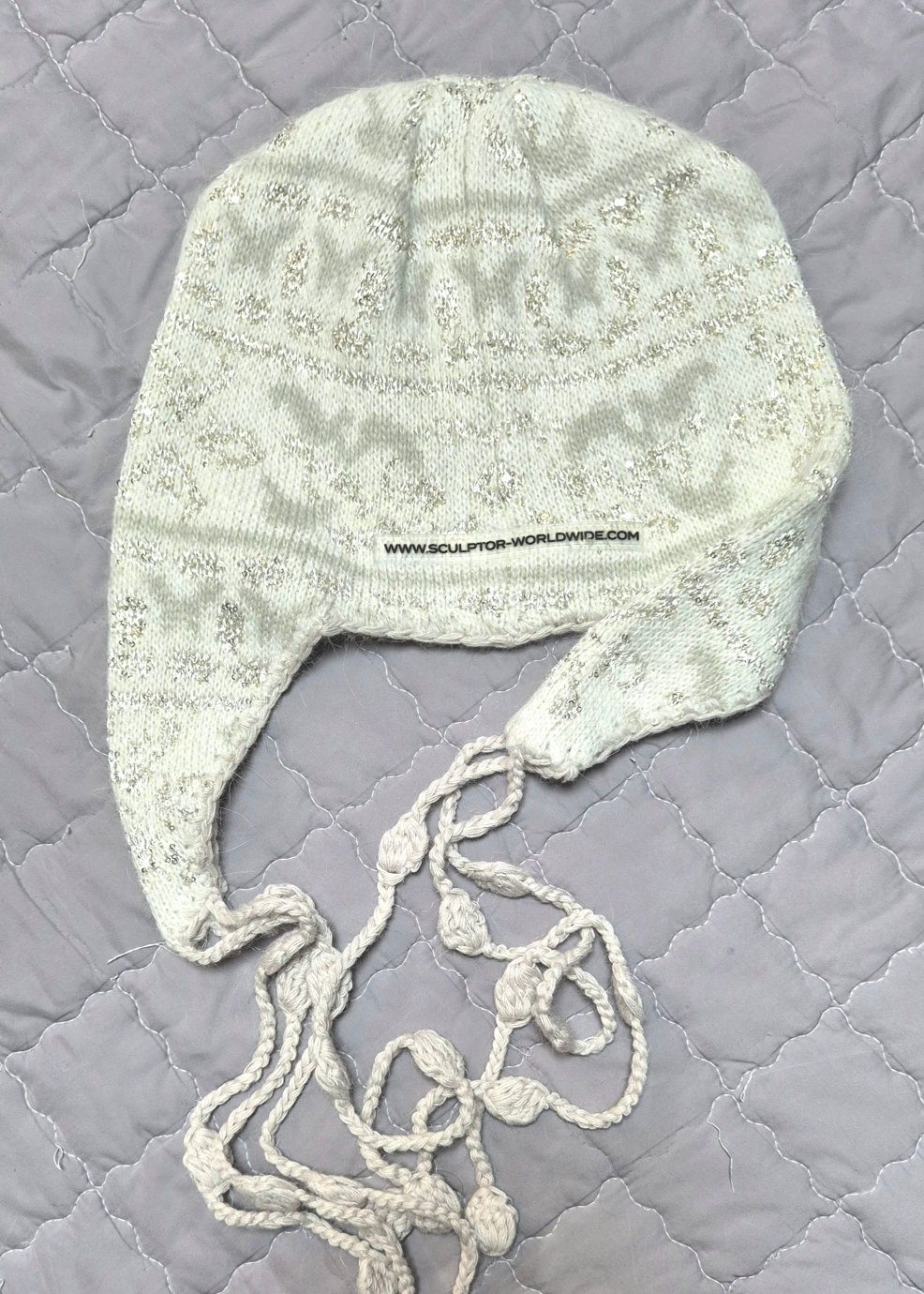 帽子 sculptor Sequin Nordic Earflap Beanie MUSINSA | SCULPTOR Sequin Nordic Earflap Beanie White