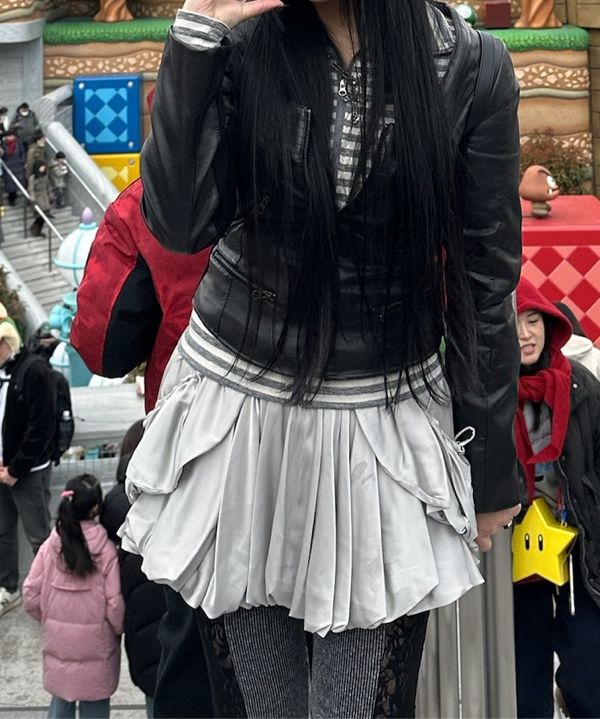 MUSINSA公式 | SCULPTOR Portrait Neck Faux Leather Jacket Black