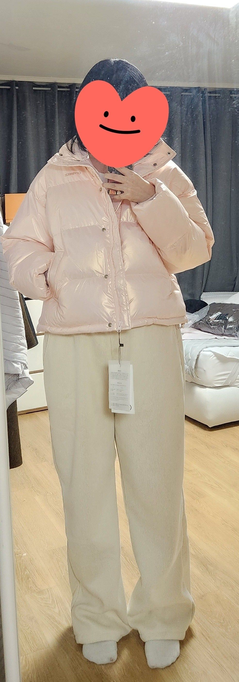 ダウンジャケット・コート CITYBREEZE ESSENTIAL CITY CROP PADDED JUMPER BSA068 MUSINSA | CITYBREEZE WOMAN Essential City Crop Padded
