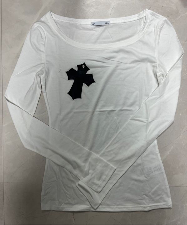 illio FAUX LEATHER CROSS NECKLACE TOP 白 MUSINSA | ILLIO White faux leather cross necklace top