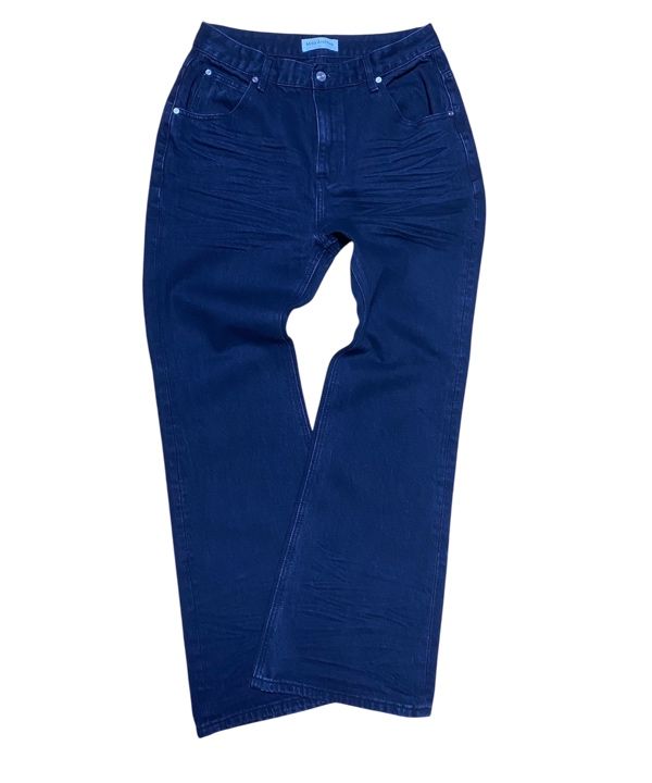 パンツ archive LAGUST black flare deim pants Archive LAGUST black flare denim pants