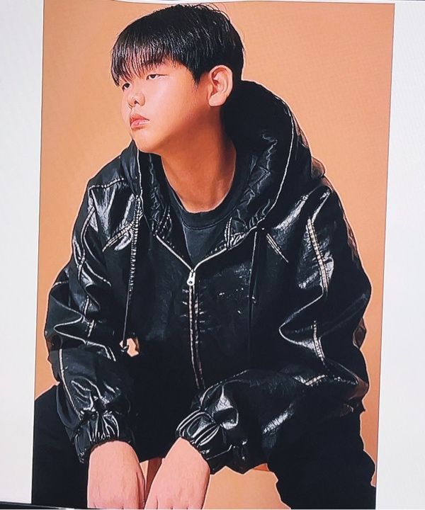 MUSINSA公式 | NOT4NERD Crop Leather Vintage Hooded Jacket - Black