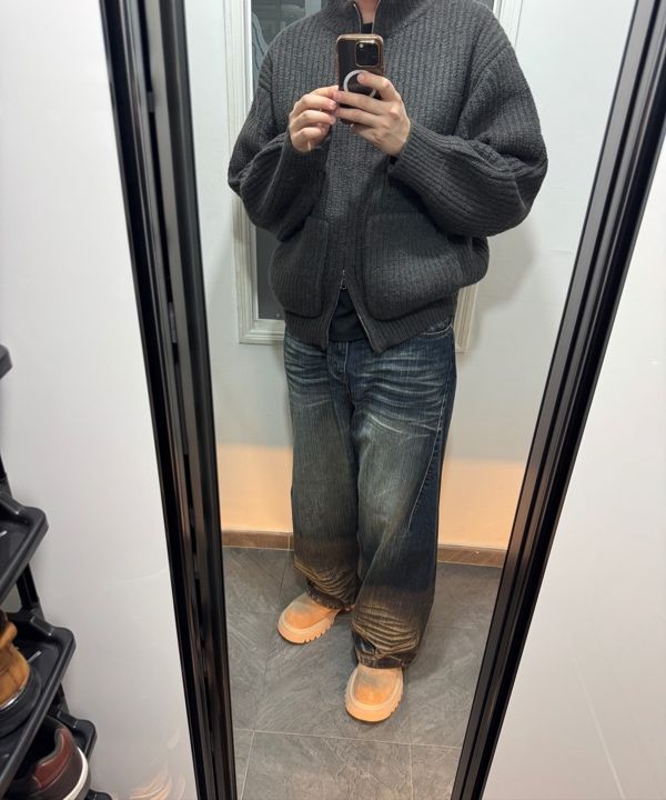 MUSINSA公式 | DNSR マンモススエードワーカー ベージュ