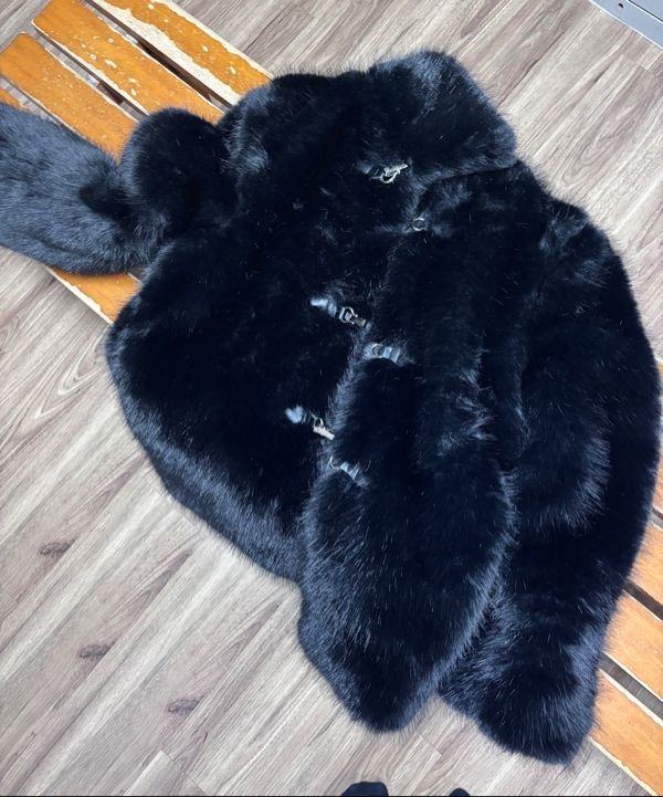 MUSINSA公式 | ILLIGO シアリングファージャケット ブラック