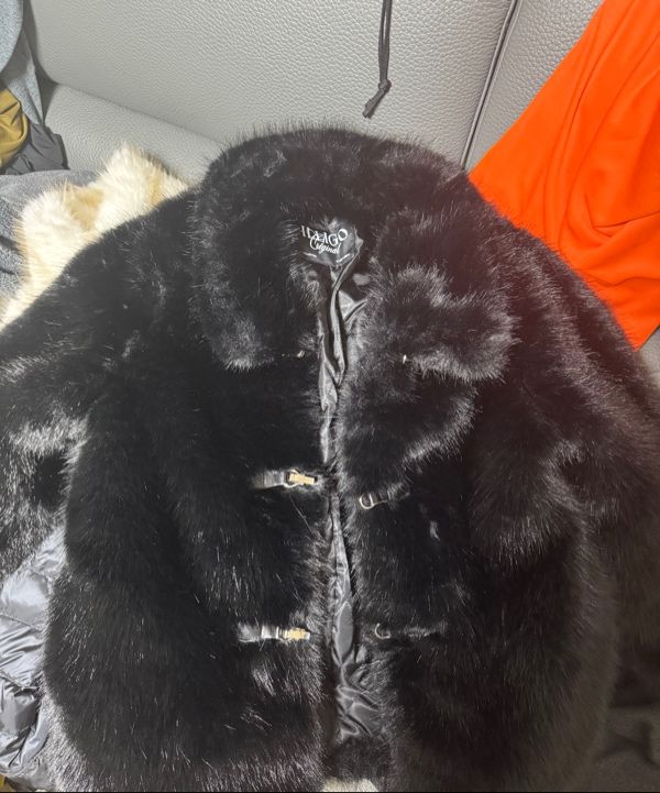 MUSINSA公式 | ILLIGO シアリングファージャケット ブラック