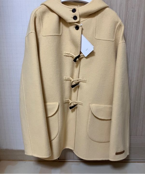 MUSINSA公式 | ORO [Hand Made] リセ フードダッフルコート_バターイエロー