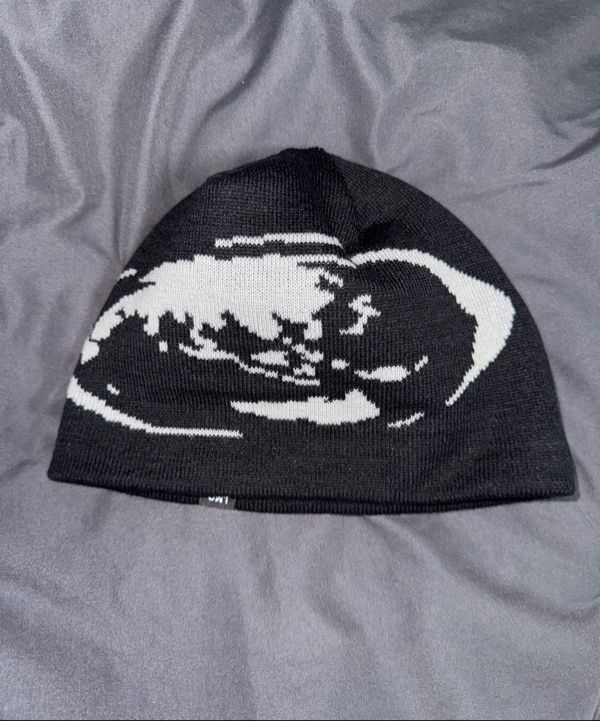 MUSINSA | LMC OVAL GLOBE BEANIE black