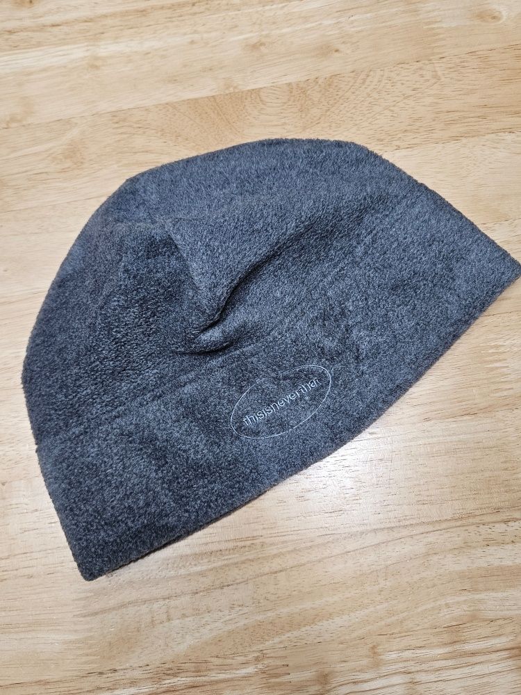 MUSINSA公式 | thisisneverthat E/T-Logo Fleece Beanie Charcoal