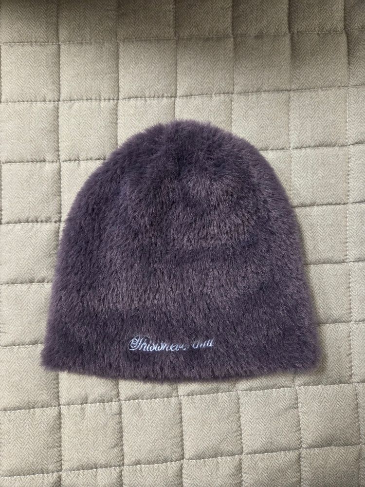 MUSINSA公式 | thisisneverthat® Shaggy No Cuff Beanie Charcoal