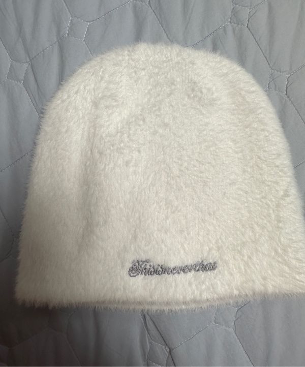 MUSINSA | thisisneverthat® Shaggy No Cuff Beanie Charcoal