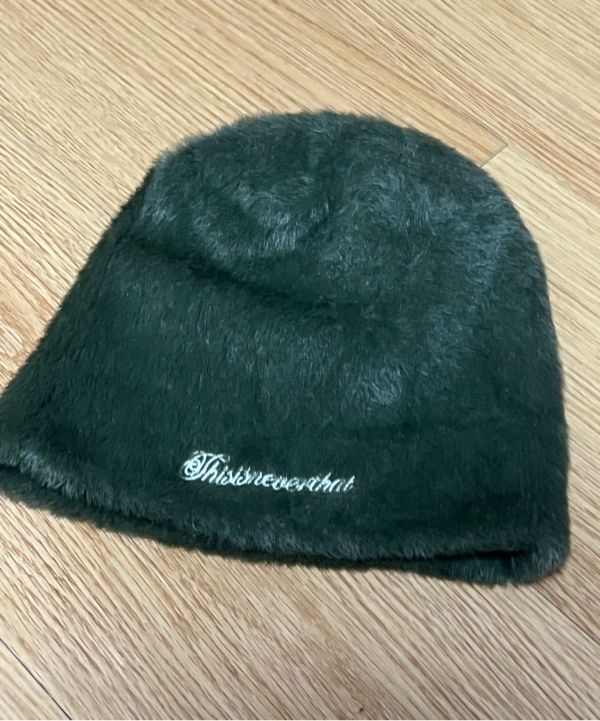 帽子 thisisneverthat Shaggy No Cuff Beanie thisisneverthat Shaggy No Cuff Beanie / Olive – Livestock