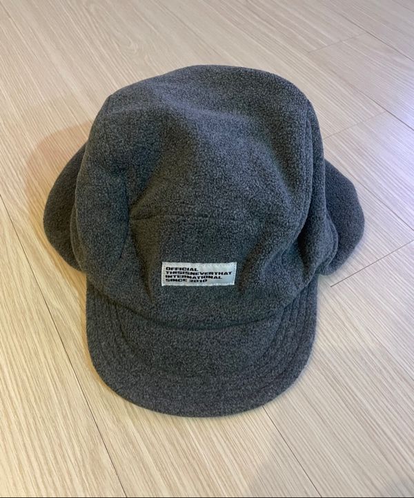 MUSINSA | thisisneverthat® Reversible Earflap Duckbill Cap Grey