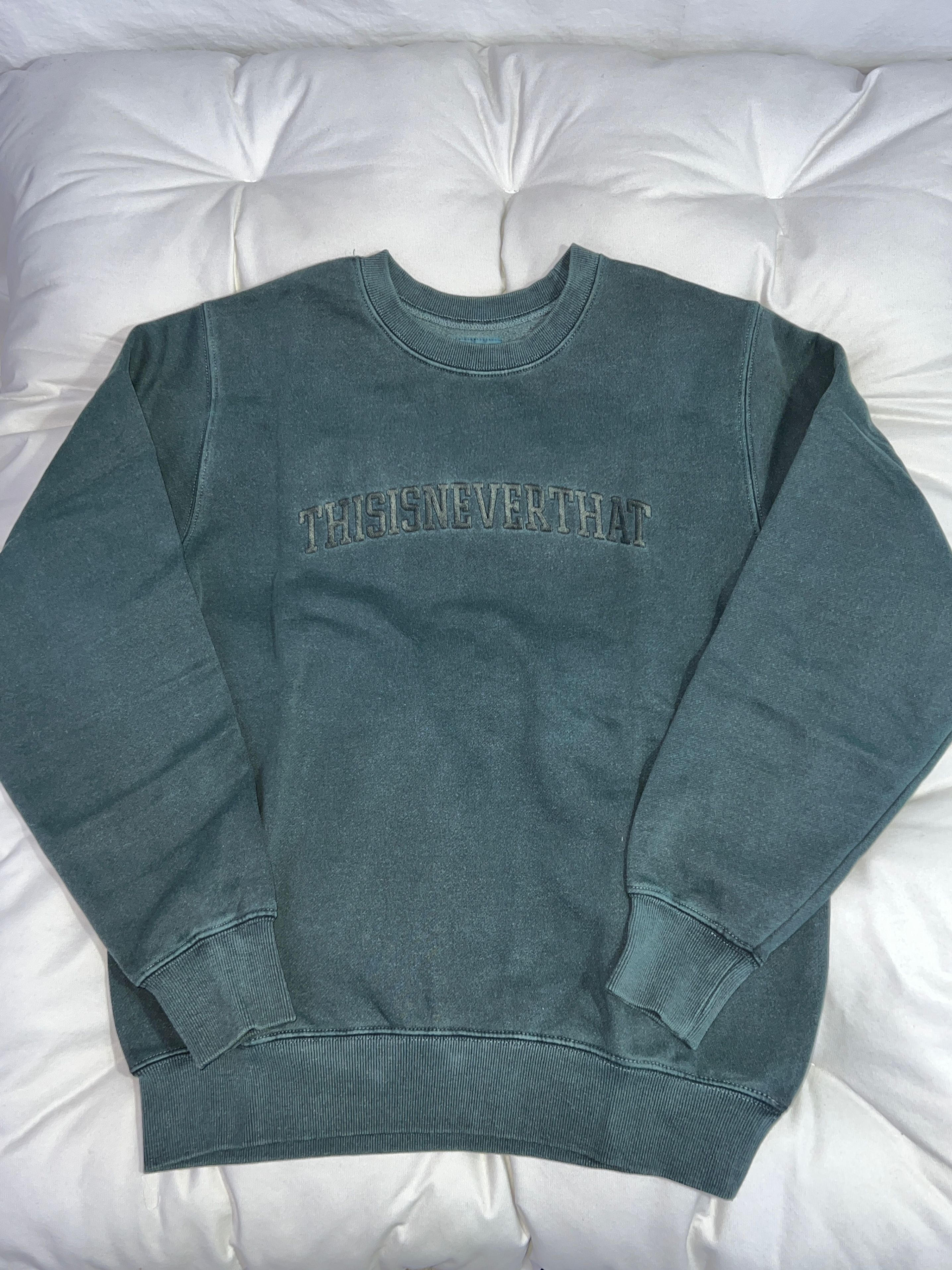 MUSINSA | thisisneverthat® Arch-Logo Crewneck Dark Slate