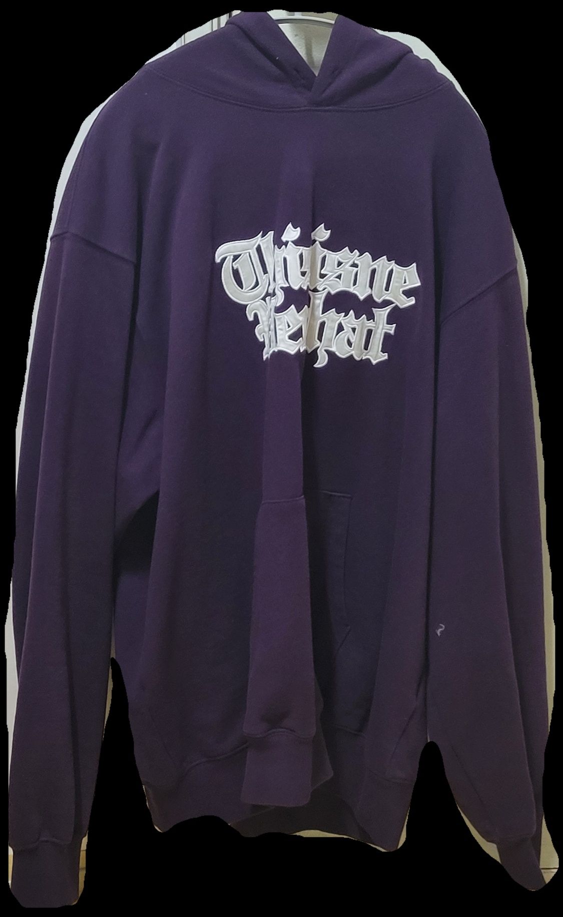 MUSINSA公式 | thisisneverthat Old English Logo Hoodie Wine