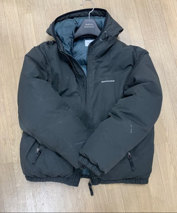 Washed Down Puffer Jacket ブルー Washed Down Puffer Jacket Blue / THIS IS NEVER THAT - Spoon