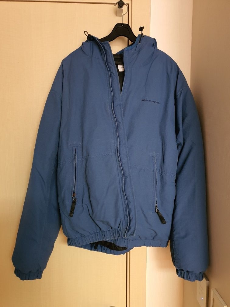 Washed Down Puffer Jacket ブルー Washed Down Puffer Jacket ブルー thisisneverthat Washed Down