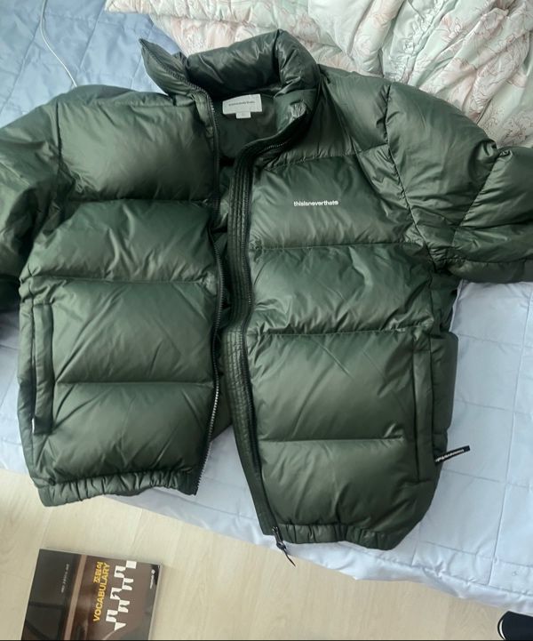 MUSINSA公式 | thisisneverthat PERTEX® T ダウンジャケット グリーン