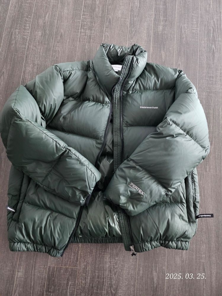 MUSINSA公式 | thisisneverthat PERTEX® T ダウンジャケット グリーン