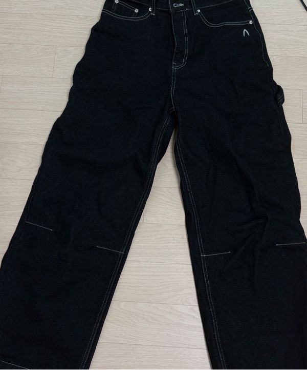 【AAKAM】Needlework Carpenter Denim Pants ★韓国人気★追跡付 AAKAM】Needlework Carpenter Denim Pants ☆韓国人気☆追跡付