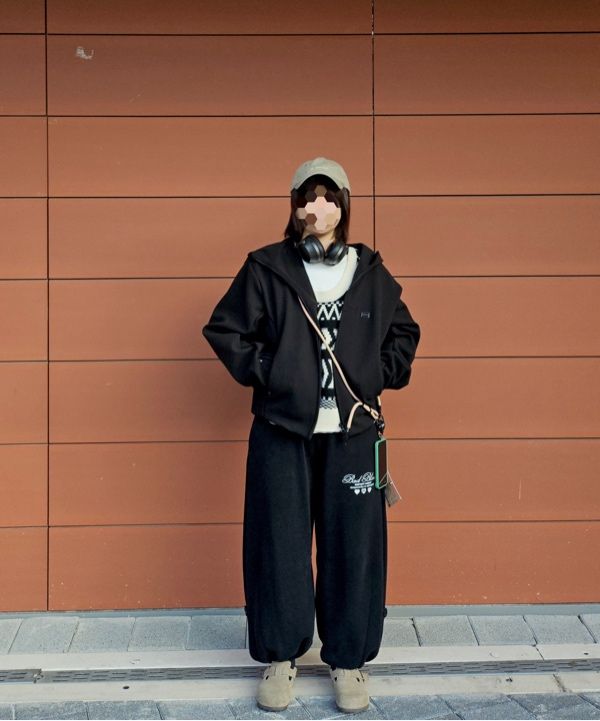 MUSINSA | BADBLOOD Beyond Cashmere Soft Hooded Zip-Up - Black