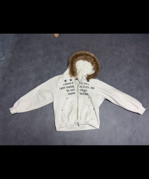 ジャケット・アウター LUVISTRUE FS LETTER HOOD ZIPUP FS LETTER HOOD ZIPUP (WHITE) - LUVISTRUE | 60% - Asian