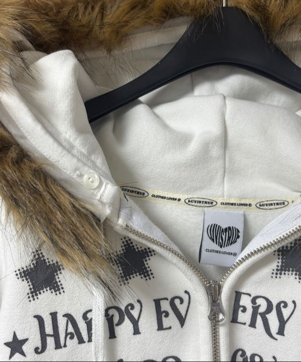 ジャケット・アウター LUVISTRUE FS LETTER HOOD ZIPUP FS LETTER HOOD