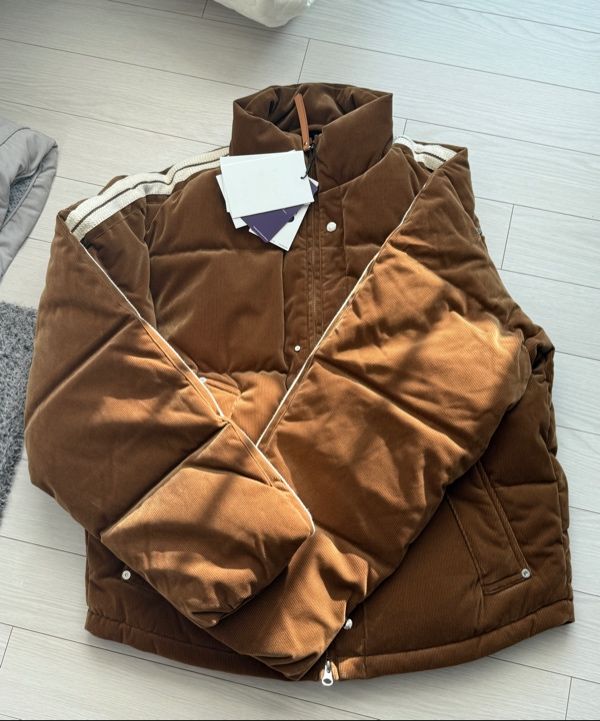 MUSINSA | SATUR Lawton Corduroy Duck Down Padding Brown