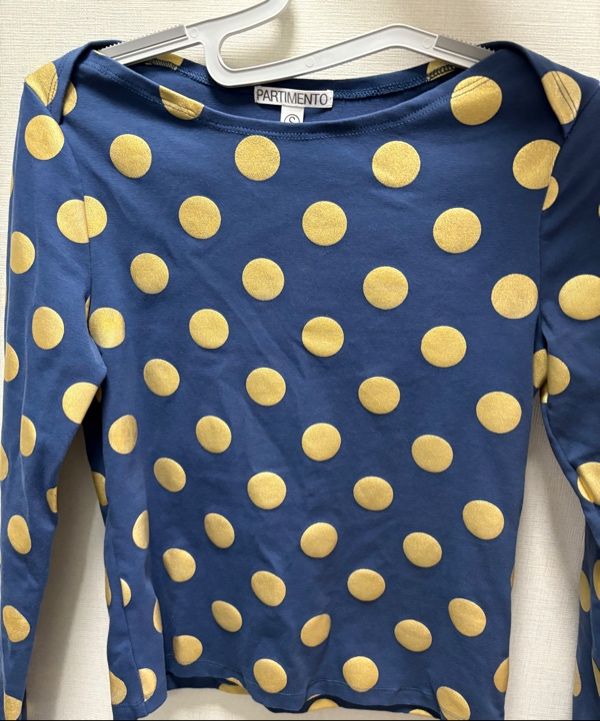 【PARTIMENTO】 DOT STRIPE ALL-OVER PRINTED LONG SLEEVE TEE MUSINSA | PARTIMENTO WOMEN Dot Stripe Allover Printed Long