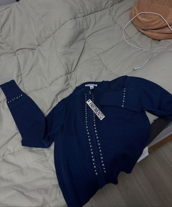 カーディガン PARTIMENTO Knit Zip-up Cardigan 5MM361 PARTIMENTO Knit Zip-up Cardigan 5MM361 カーディガン