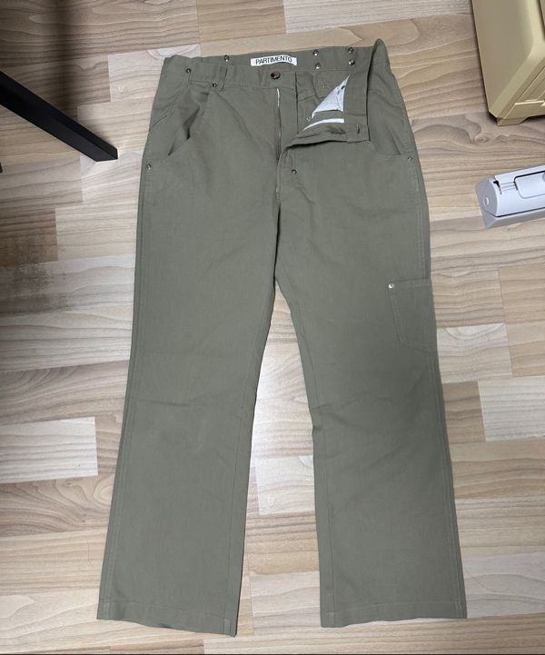 【PARTIMENTO】★ POCKET POINTED WIDE LEG PANTS ★ 5 COLOR MUSINSA | PARTIMENTO WOMEN Pocket Pointed Wide Leg Pants_Beige