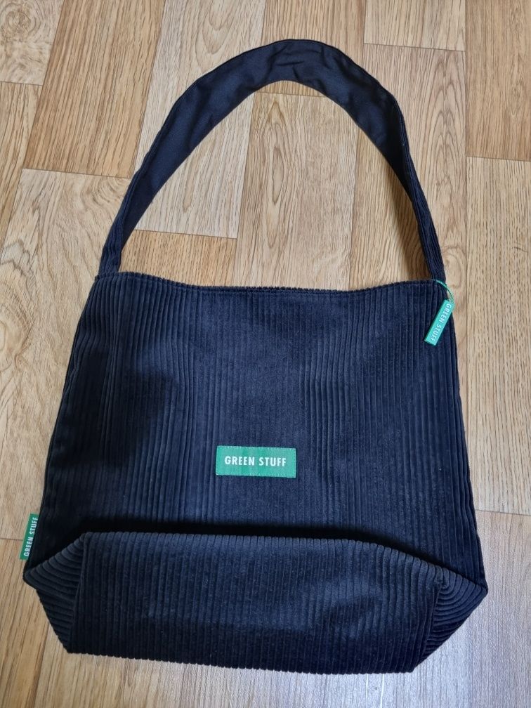 ショルダーバッグ・ポシェット GREEN STUFF Simple shopper bag 62 classic corduroy black MUSINSA | GREEN STUFF seem full bag 62 - classic corduroy black